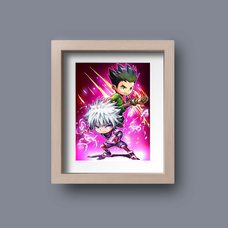 Gon and Killua Mini Print