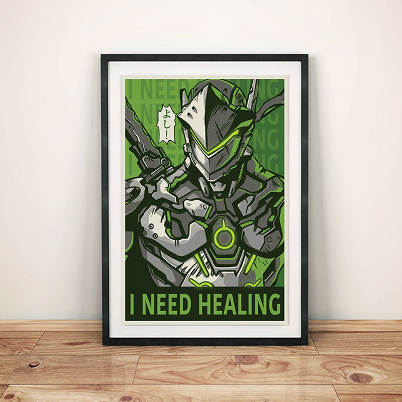 I NEED HEALING Genji Poster Print