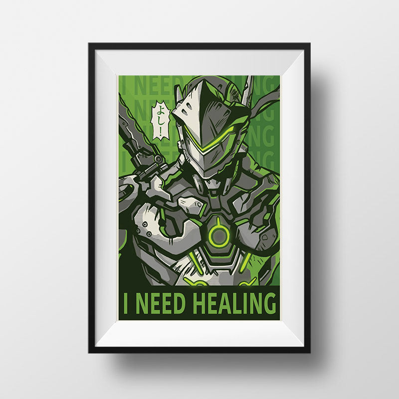 I NEED HEALING Genji Poster Print