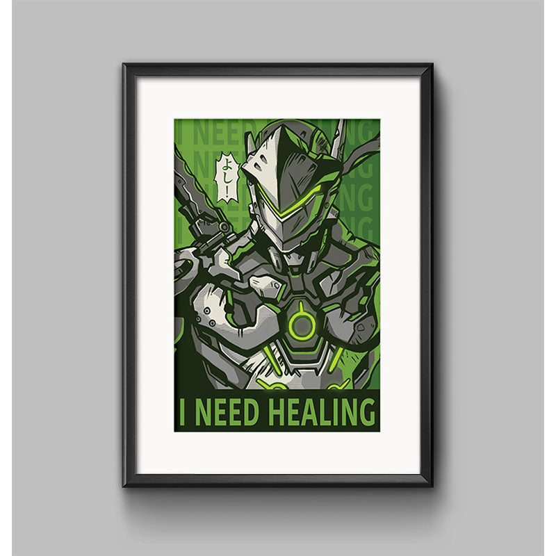 I NEED HEALING Genji Poster Print