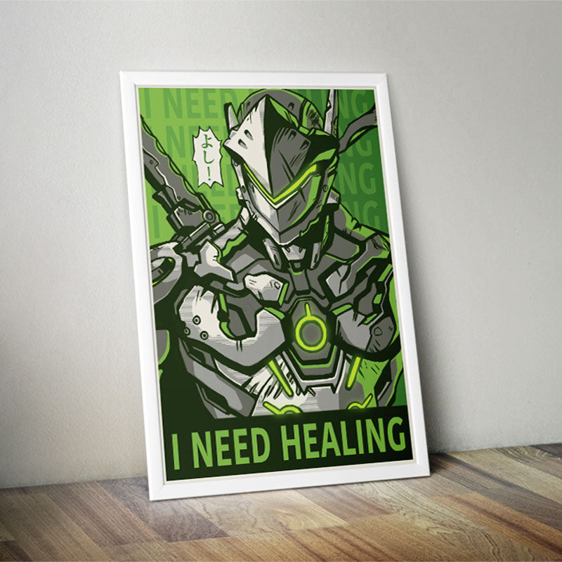 I NEED HEALING Genji Poster Print