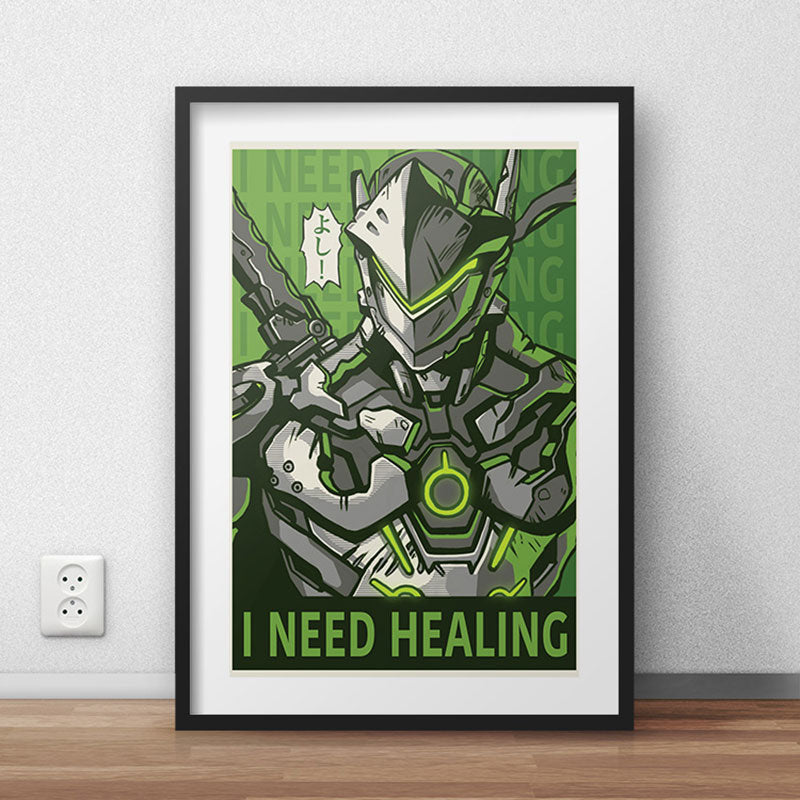 I NEED HEALING Genji Poster Print