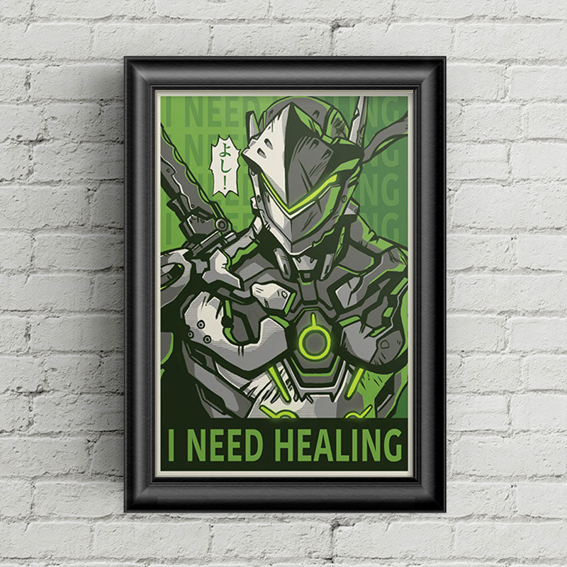 I NEED HEALING Genji Poster Print
