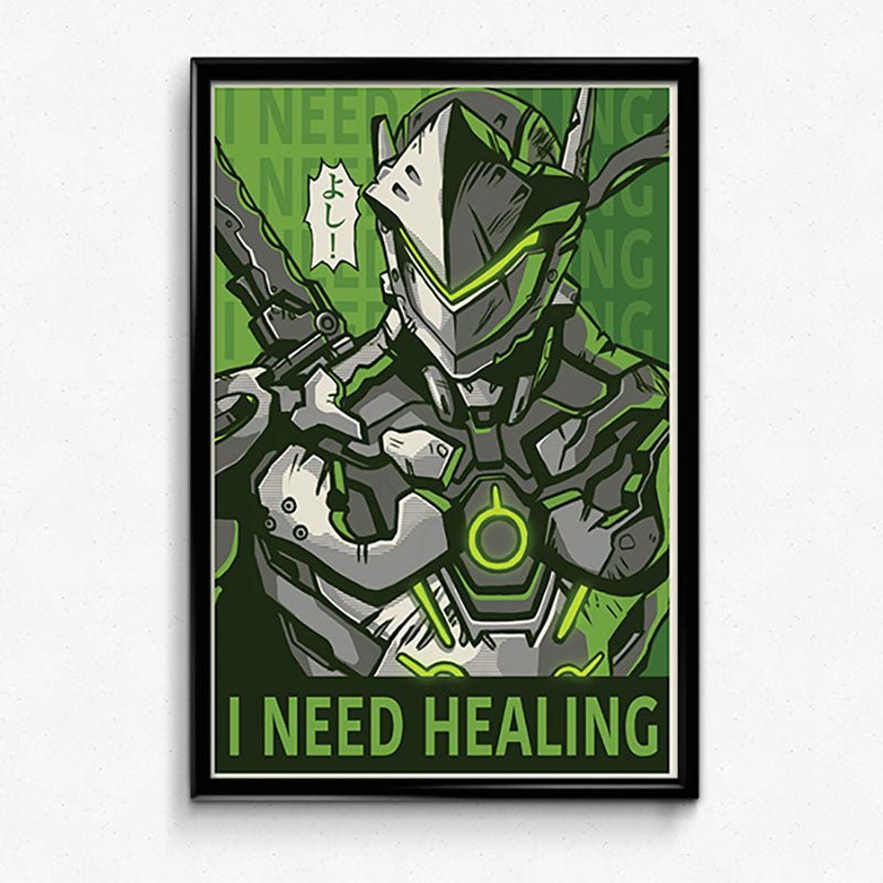 I NEED HEALING Genji Poster Print
