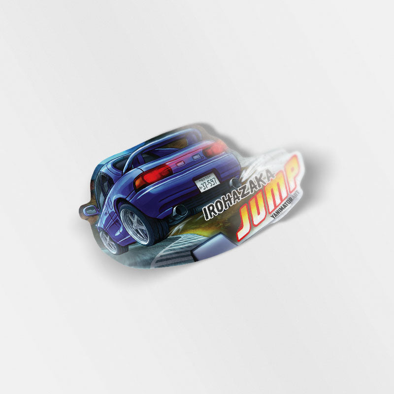 SW20 MR-2 / MR2 Rear Blue - Irohazaka Jump Vinyl Sticker