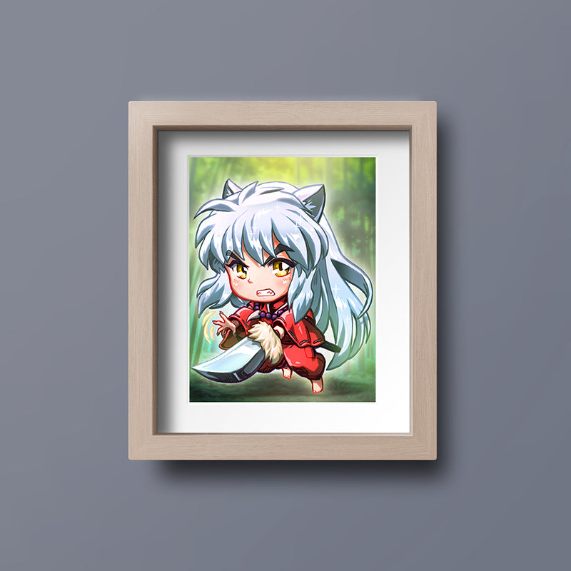 Inu Youkai Mini Print
