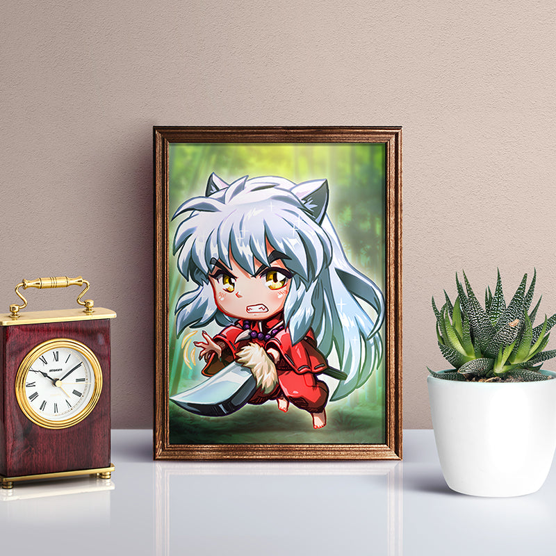 Inu Youkai Mini Print