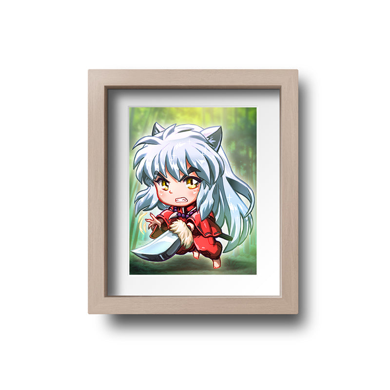 Inu Youkai Mini Print
