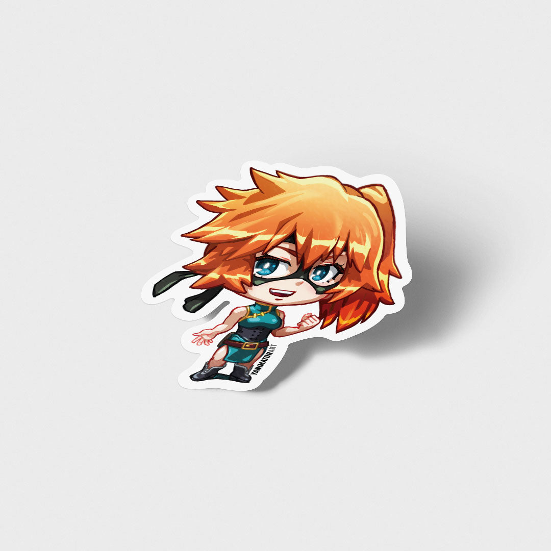 Itsuka Kendo Battle Fist Vinyl Sticker