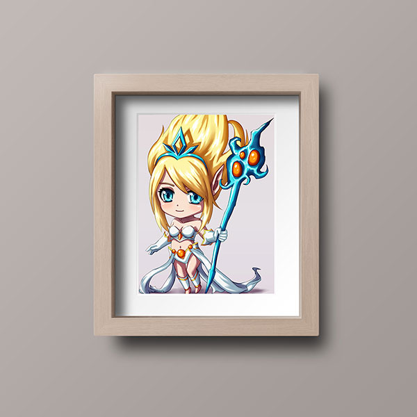 Janna Chibi Mini Print - nayukidraws