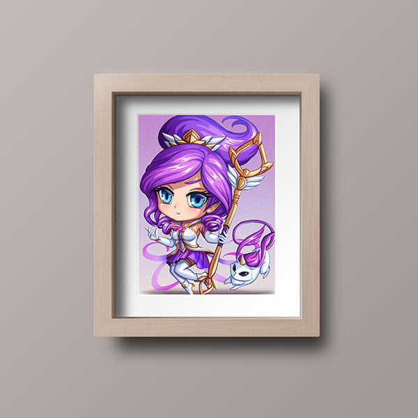 Star Guardian Janna Chibi Mini Print - nayukidraws