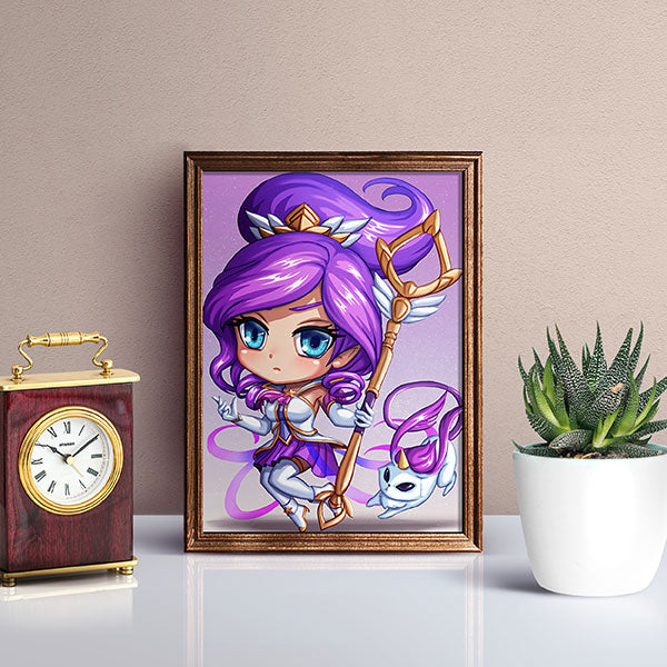 Star Guardian Janna Chibi Mini Print - nayukidraws