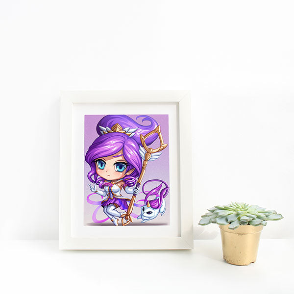 Star Guardian Janna Chibi Mini Print - nayukidraws