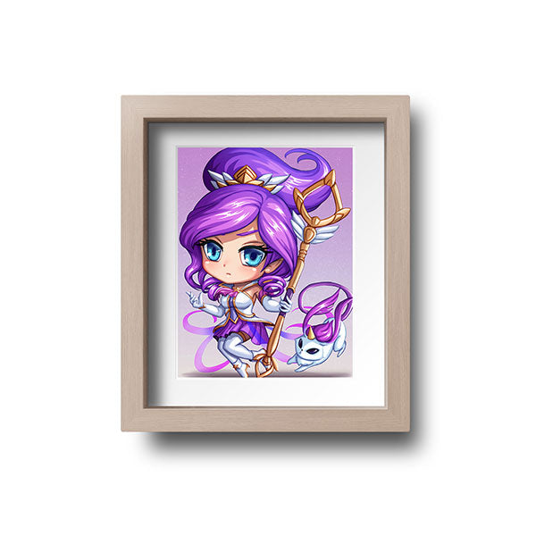 Star Guardian Janna Chibi Mini Print - nayukidraws