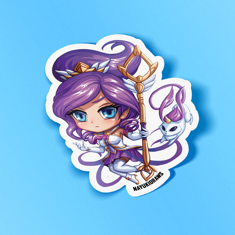 Star Guardian Janna Vinyl Sticker - nayukidraws