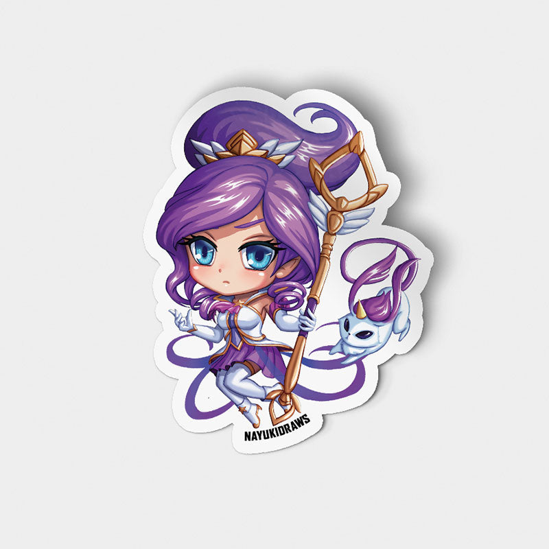 Star Guardian Janna Vinyl Sticker - nayukidraws