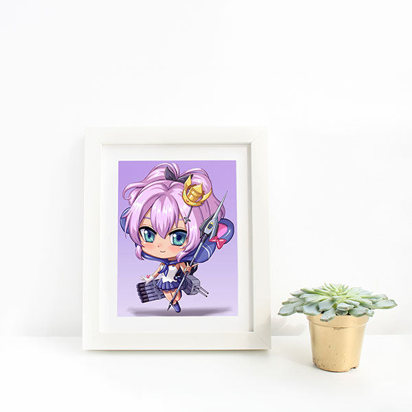 Javelin Chibi Mini Print - nayukidraws