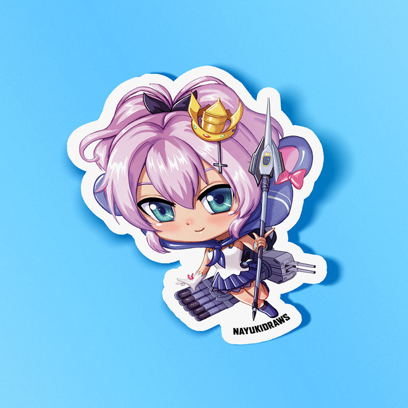 Javelin Vinyl Sticker - nayukidraws