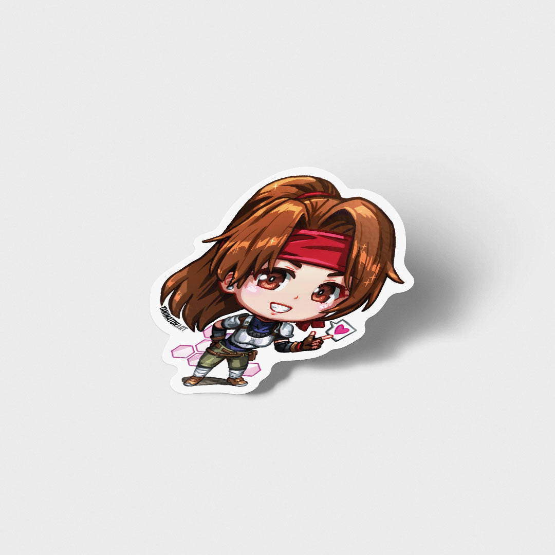 Jessie Rasberry Vinyl Sticker