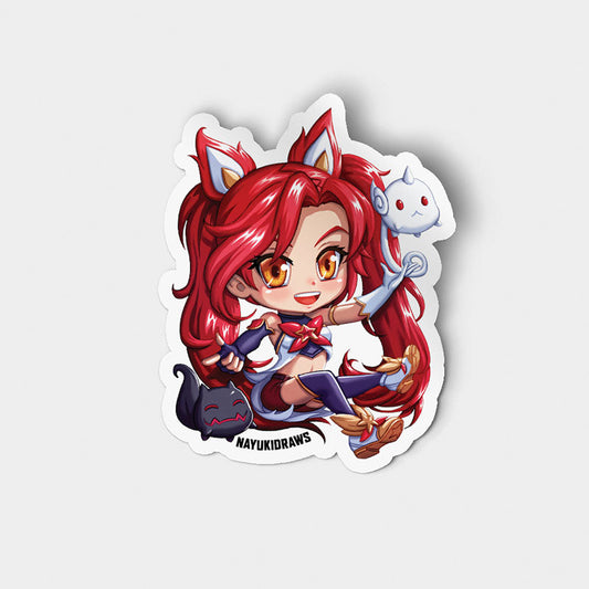 Star Guardian Jinx Vinyl Sticker - nayukidraws