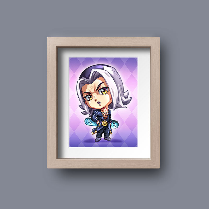 Abbacchio Leone Mini Print