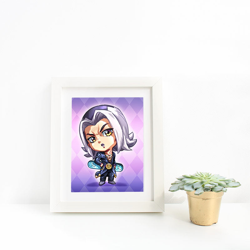 Abbacchio Leone Mini Print