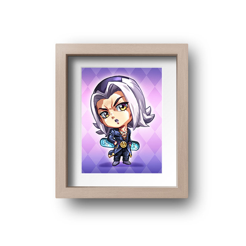 Abbacchio Leone Mini Print