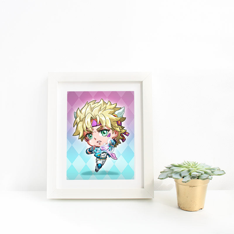 Caesar Zeppeli Mini Print