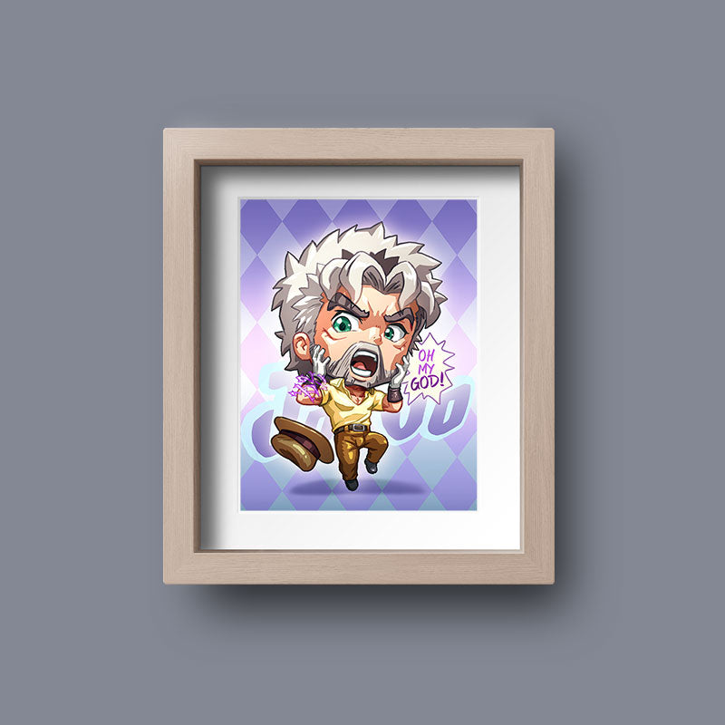 Joseph Joestar (Old) Mini Print