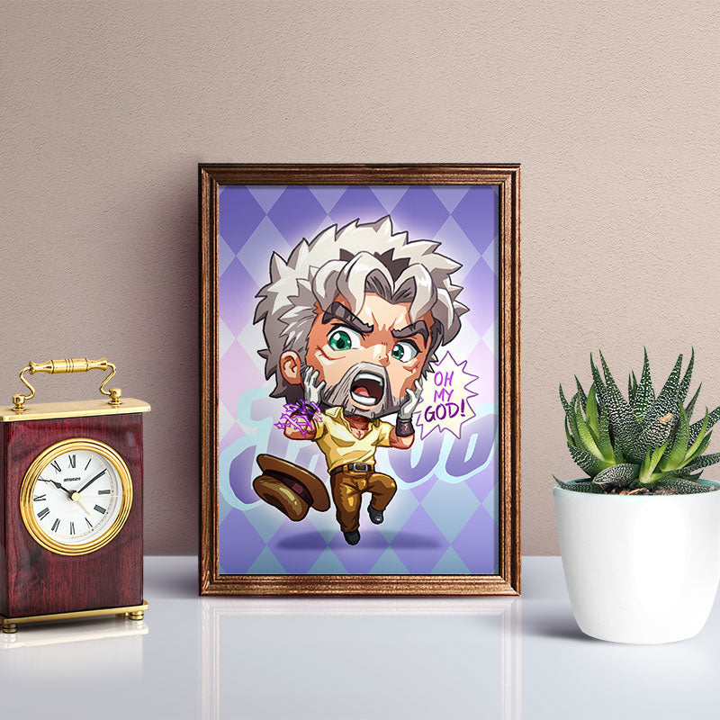 Joseph Joestar (Old) Mini Print