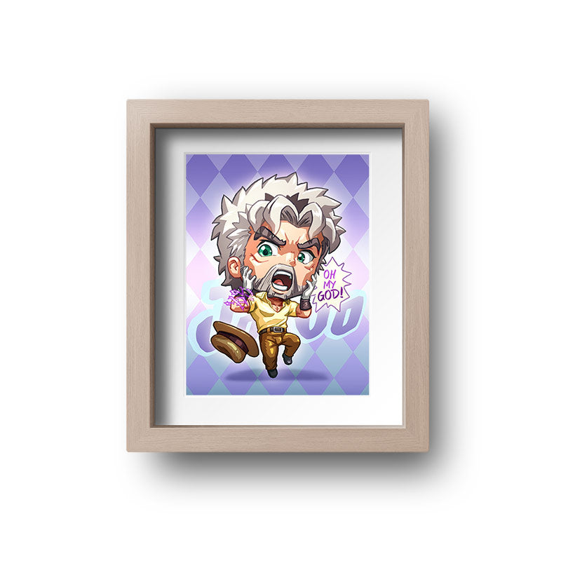 Joseph Joestar (Old) Mini Print