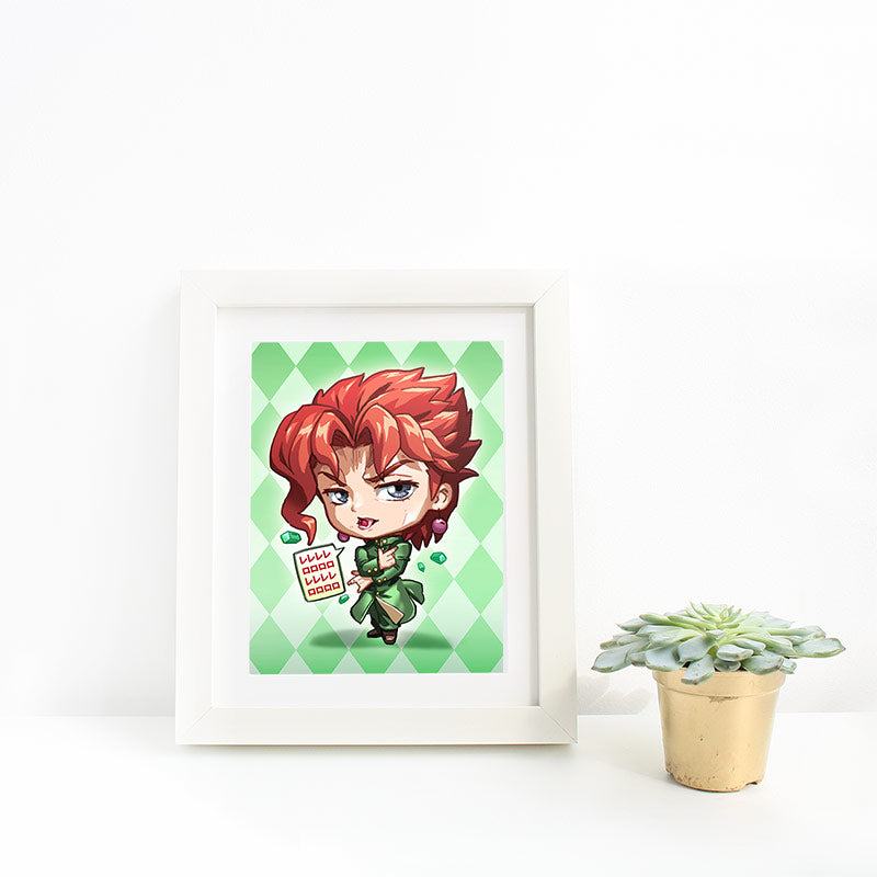 Noriaki Kakyoin Mini Print