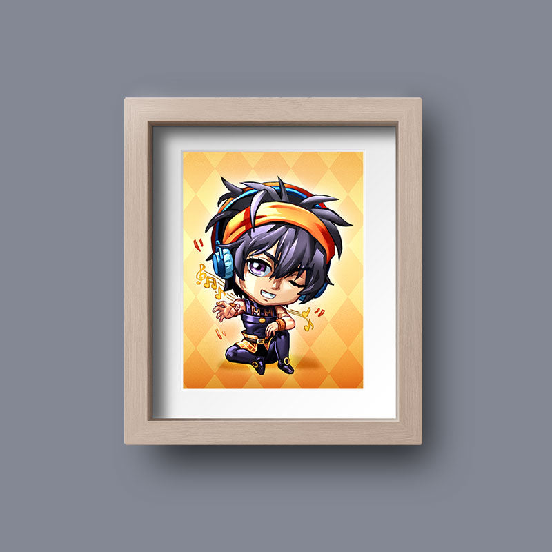 Narancia Ghirga Mini Print