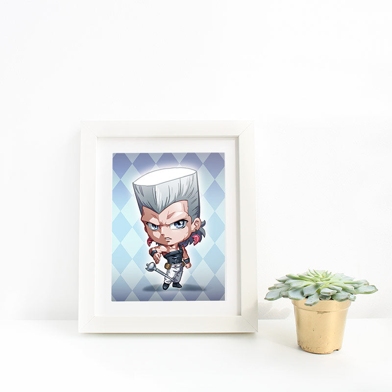 Jean Pierre Polnareff Mini Print