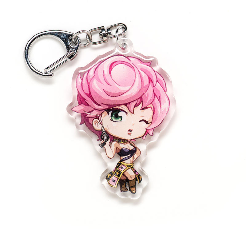 Trish Una Acrylic Charm Keychain