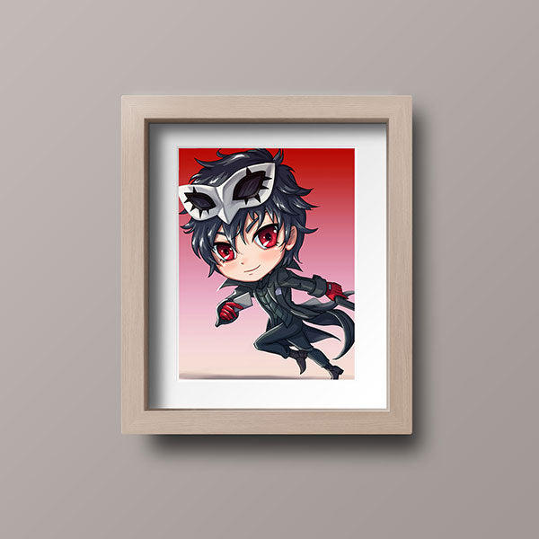 Joker Chibi Mini Print - nayukidraws
