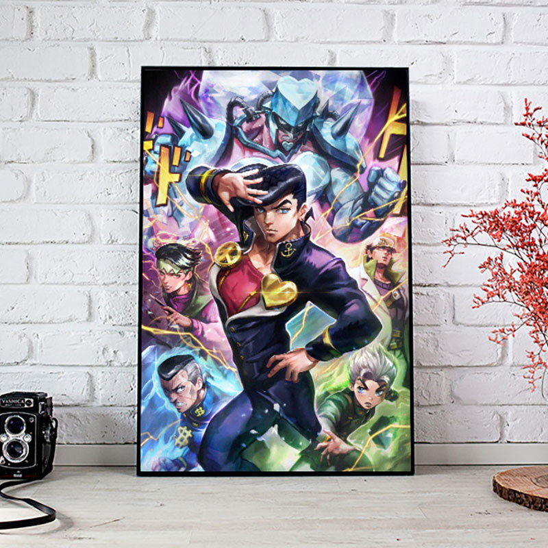 Jojo's Bizarre Adventure Part 4: Diamond is Unbreakable - Josuke Poster Print