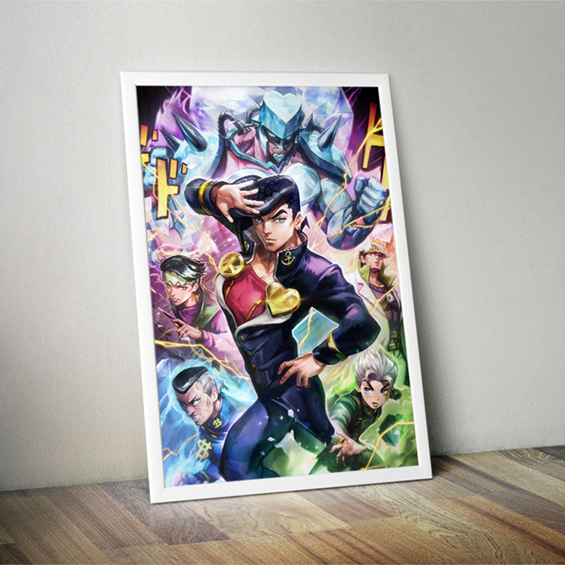 Jojo's Bizarre Adventure Part 4: Diamond is Unbreakable - Josuke Poster Print