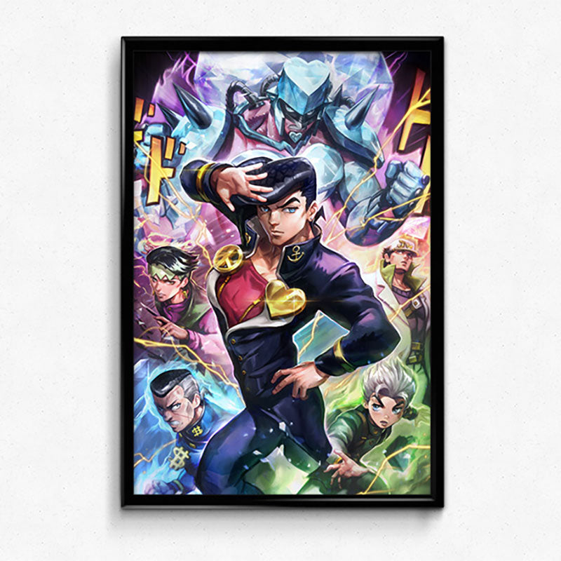 Jojo's Bizarre Adventure Part 4: Diamond is Unbreakable - Josuke Poster Print