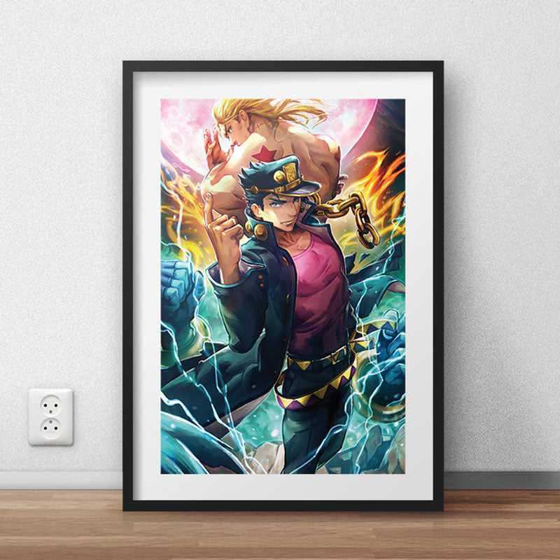 Jojo's Bizarre Adventure Part 3: Stardust Crusaders - Jotaro Poster Print
