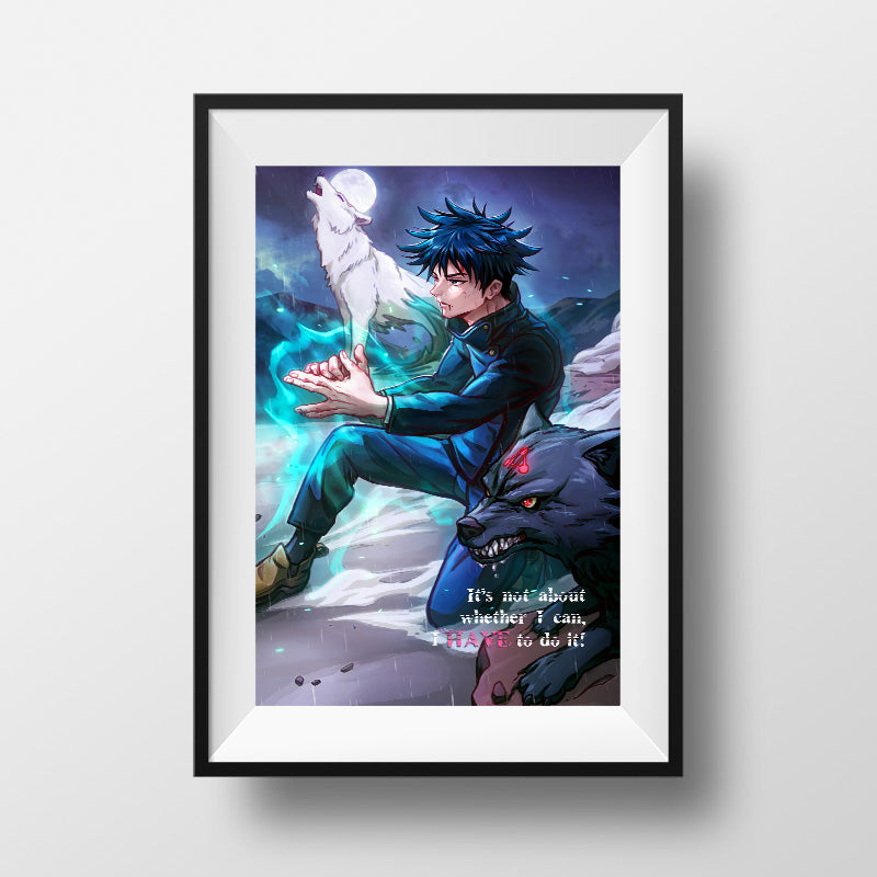Megumi Fushiguro Poster Print