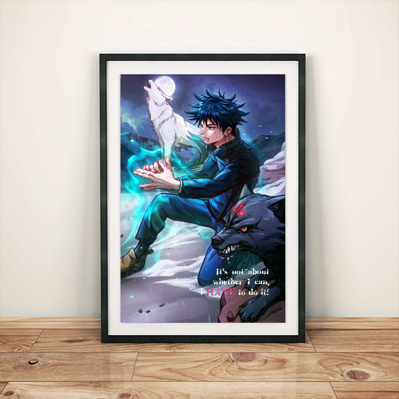 Megumi Fushiguro Poster Print