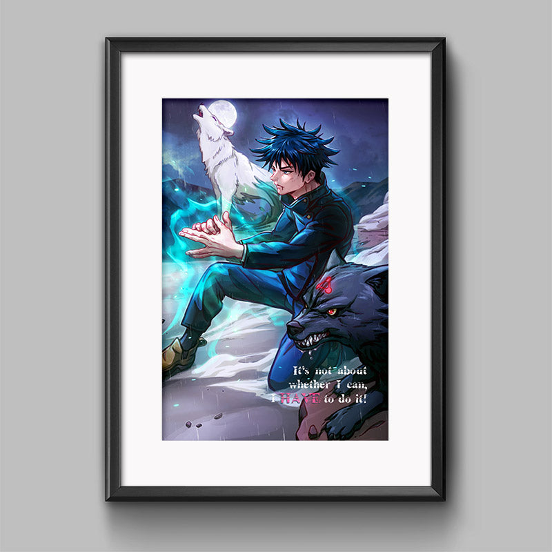 Megumi Fushiguro Poster Print