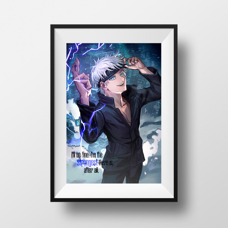 Satoru Gojo Poster Print
