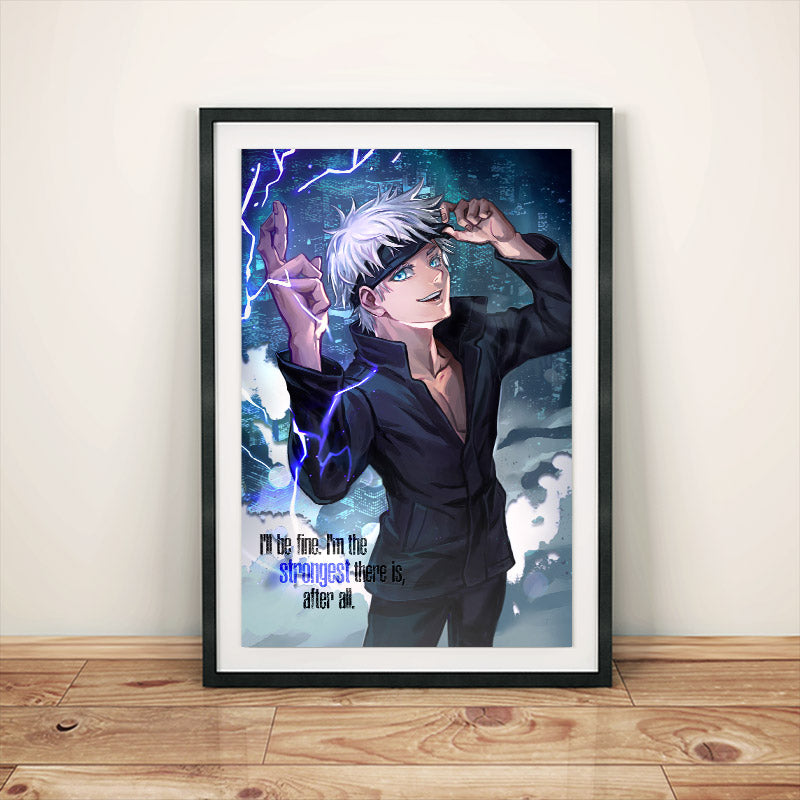 Satoru Gojo Poster Print