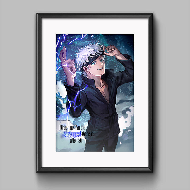 Satoru Gojo Poster Print