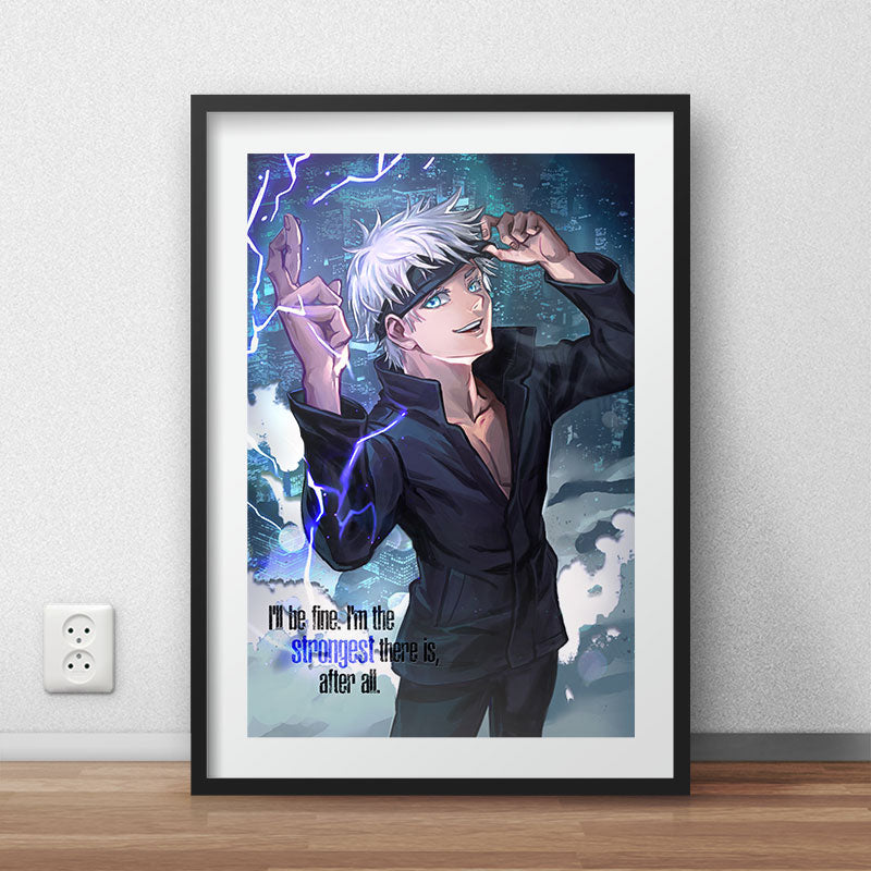 Satoru Gojo Poster Print