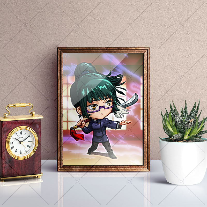 Maki Zenin Chibi Mini Print