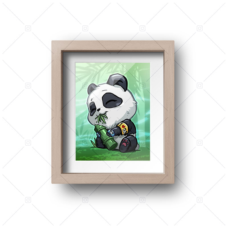 Panda Chibi Mini Print