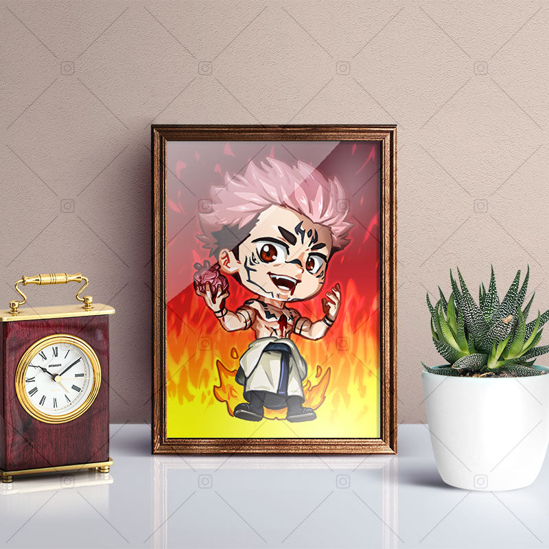 Sukuna Chibi Mini Print